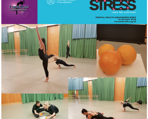 Students feedback: ‘I enjoyed listening about the story behind the piece’ ‘The phrase Lucie taught us, I thought it flowed very well and was enjoyable to learn and create to.’ ‘It was interesting to look at a simple object in a different way and using objects to create movement phrases.’ ‘The underlying theory and theme behind the piece interests me with the brain and the interaction of vitamins and hormones and how it can effect the mental state’. ‘The creative task was my favourite part as their was no boundaries as to what we could or could not do with the orange. It was a very free task which I could relate to very easily.’